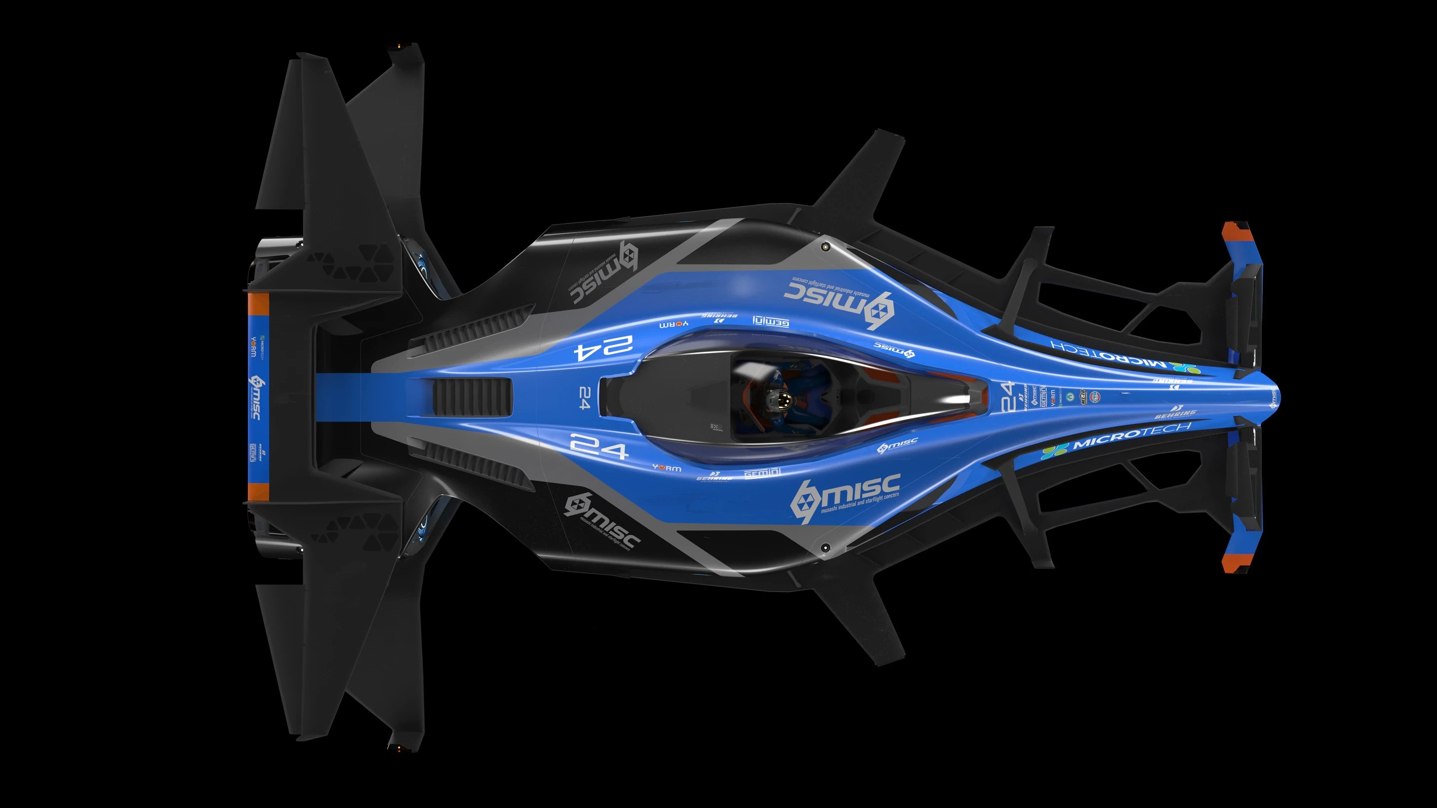 Razor - Topshot of MISC Razor in Star Citizen