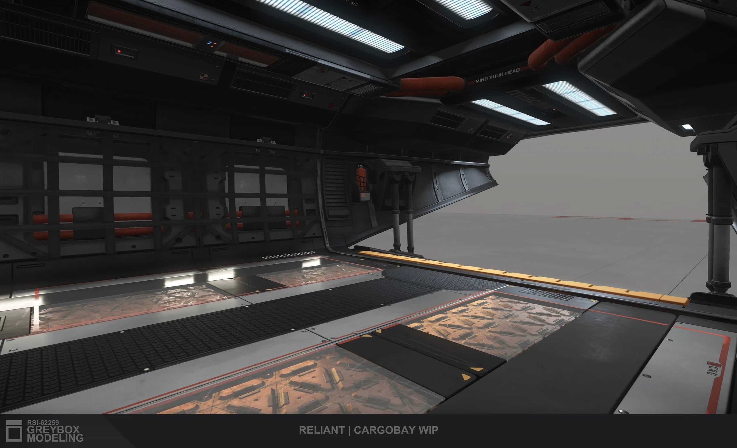 Reliant Kore - Reliant Cargo variant - Cargobay in Star Citizen