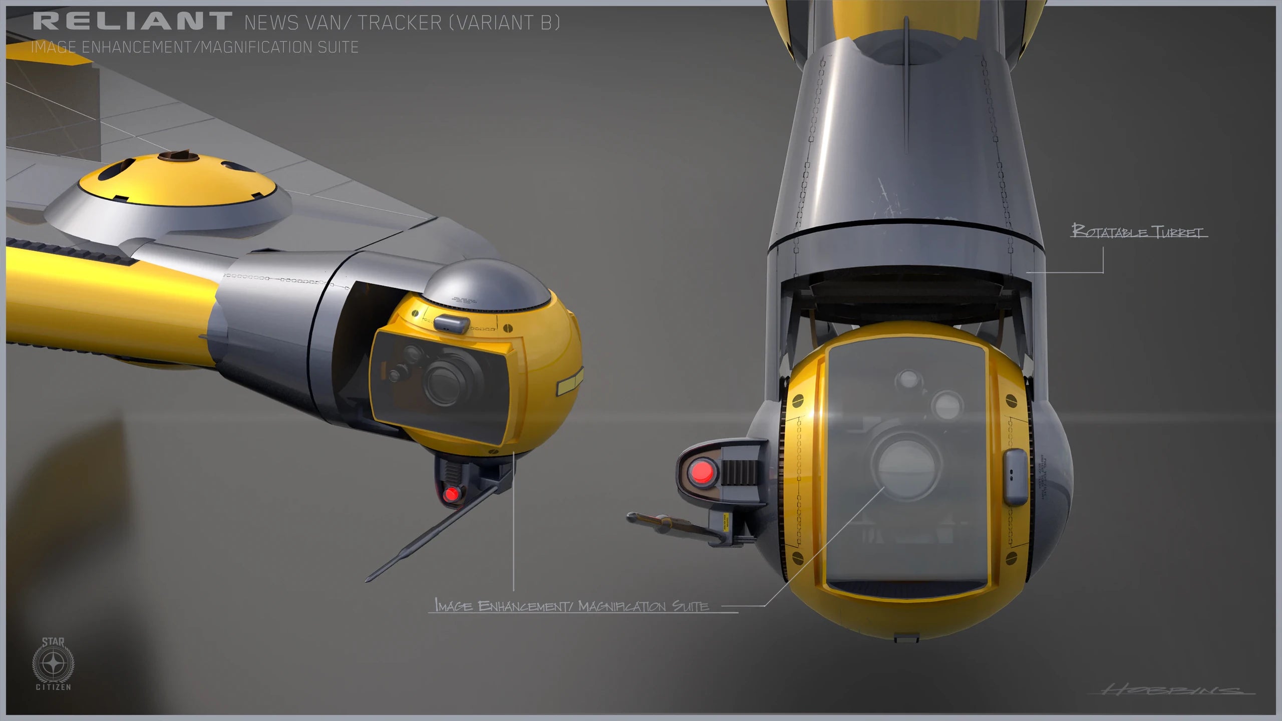 Reliant Mako - cameras in Star Citizen