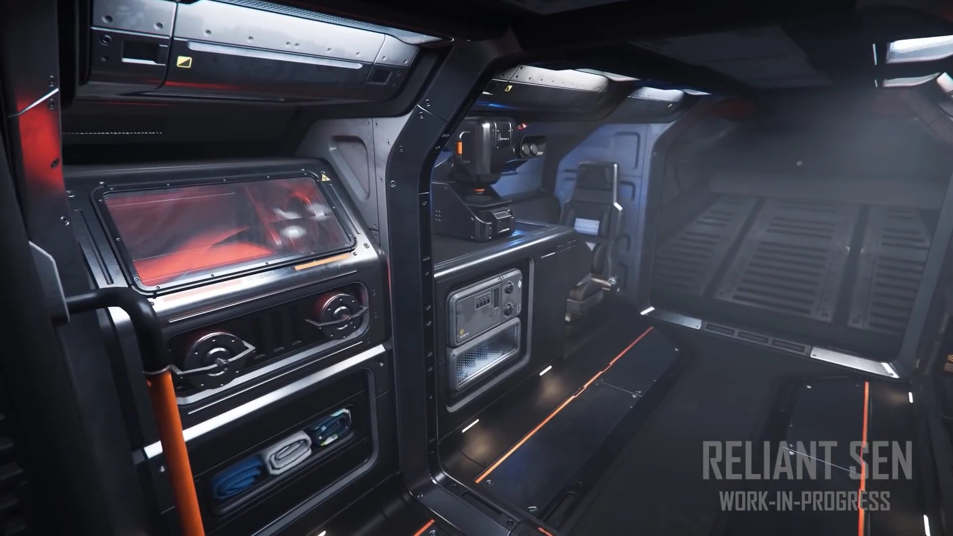 Reliant Sen - Interior of the Reliant Sen in Star Citizen