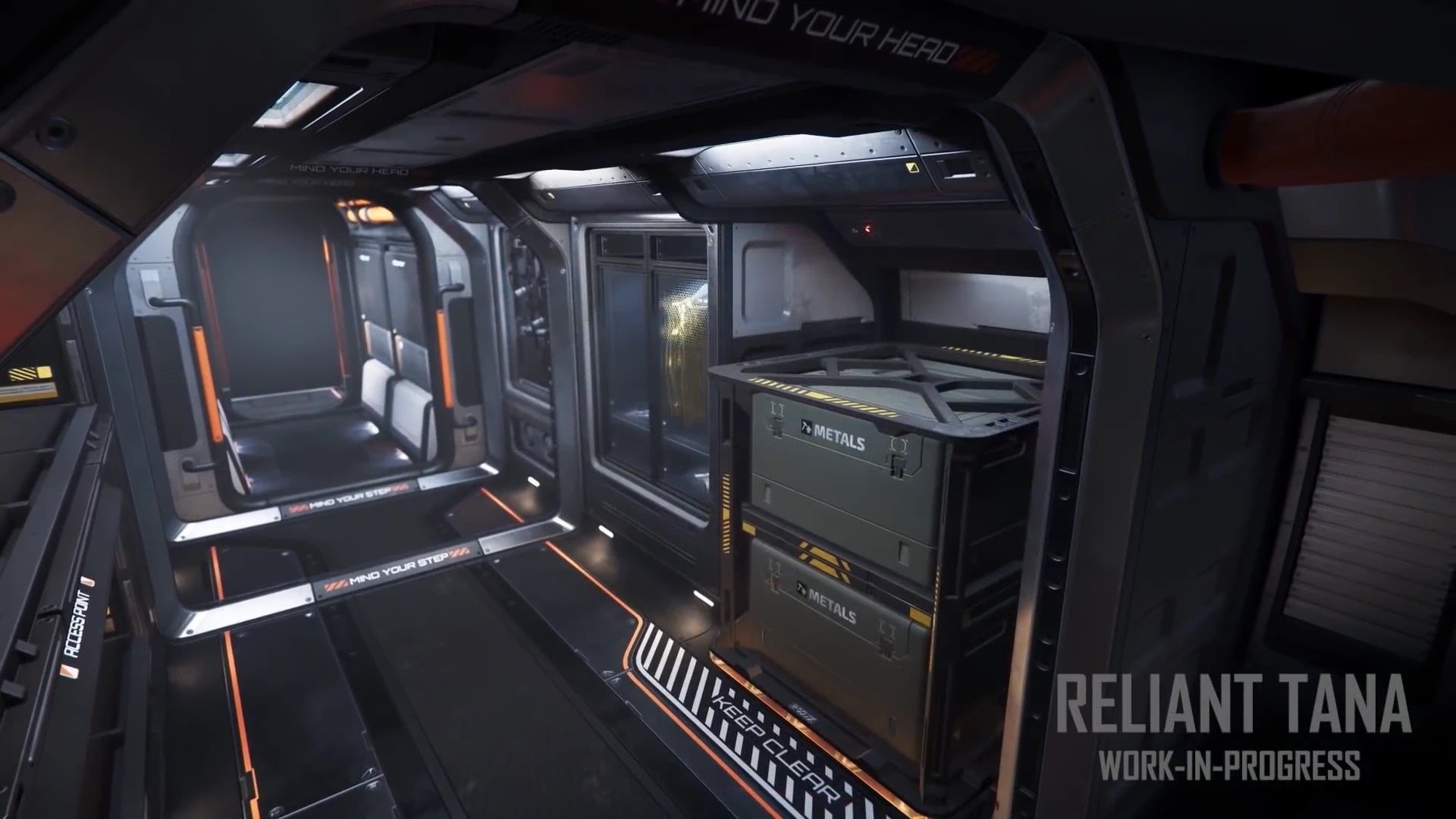 Reliant Tana - Interior view of the Reliant Tana in Star Citizen