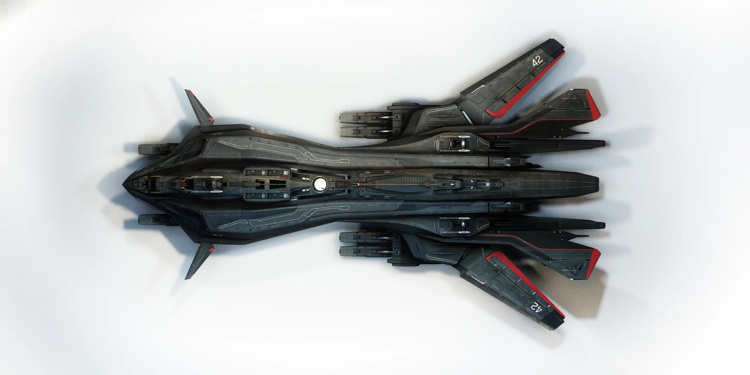 Retaliator Bomber - Retaliator Top View