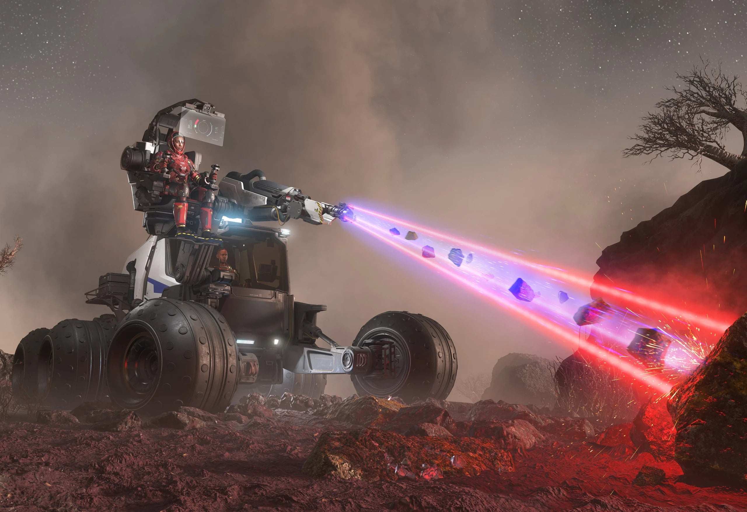 ROC-DS - in extraction mode in Star Citizen