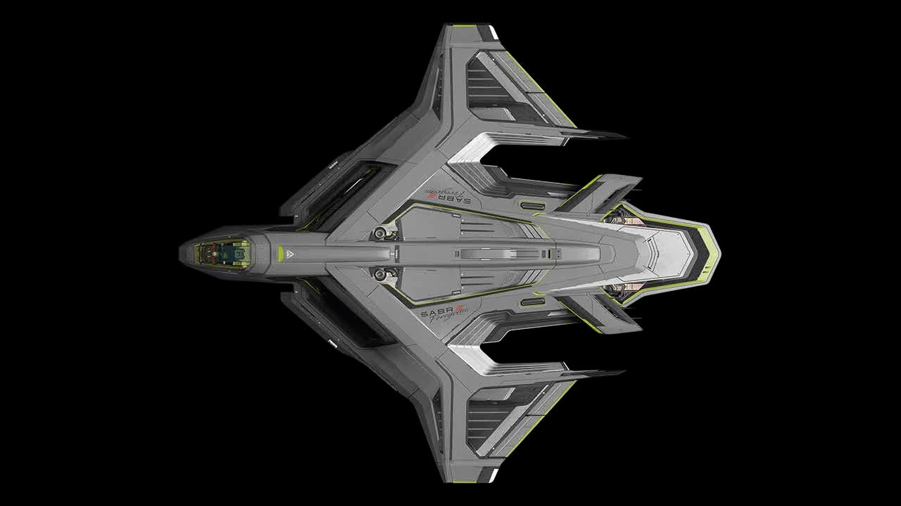 Sabre Peregrine 3D model - Above