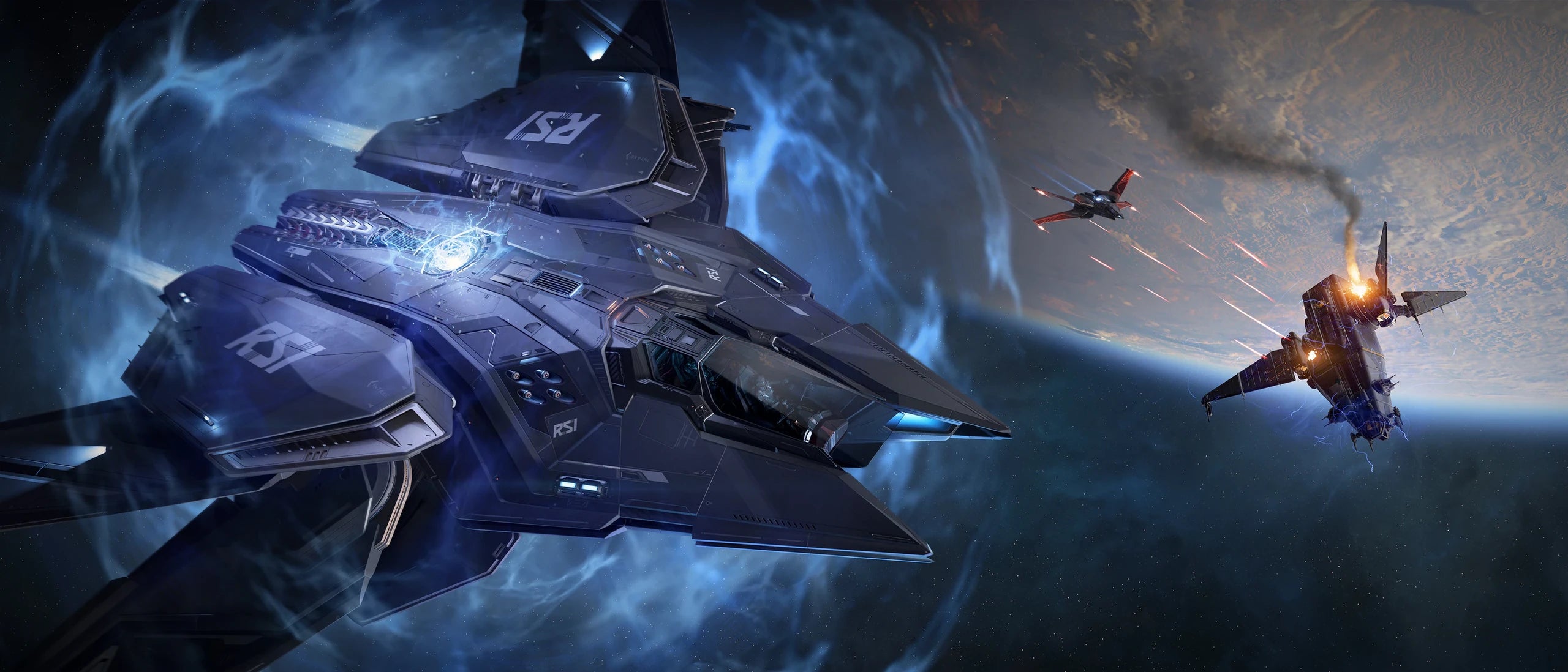Scorpius Antares - with EMP on in Star Citizen