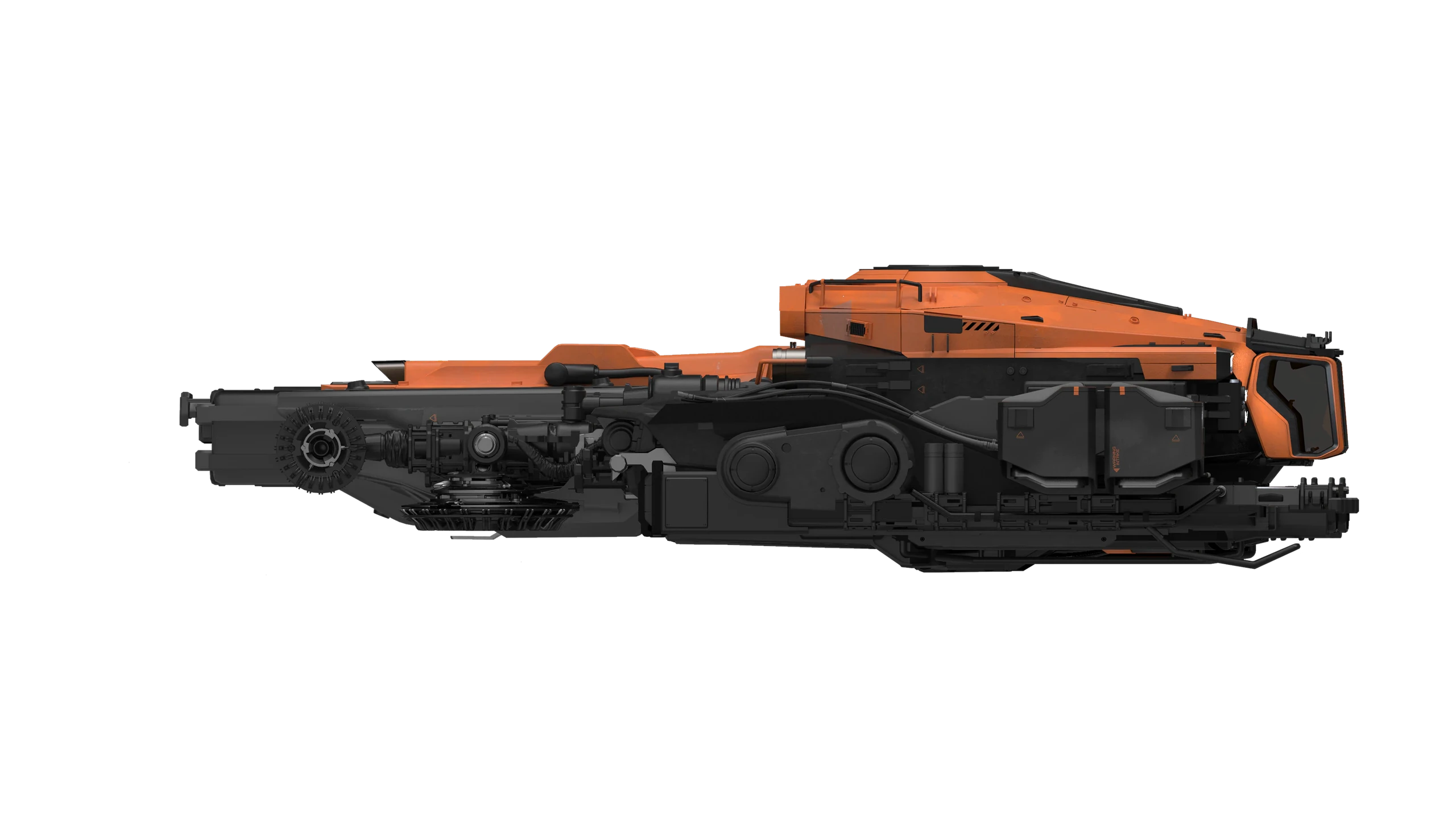 SRV - Tractor arm depressed