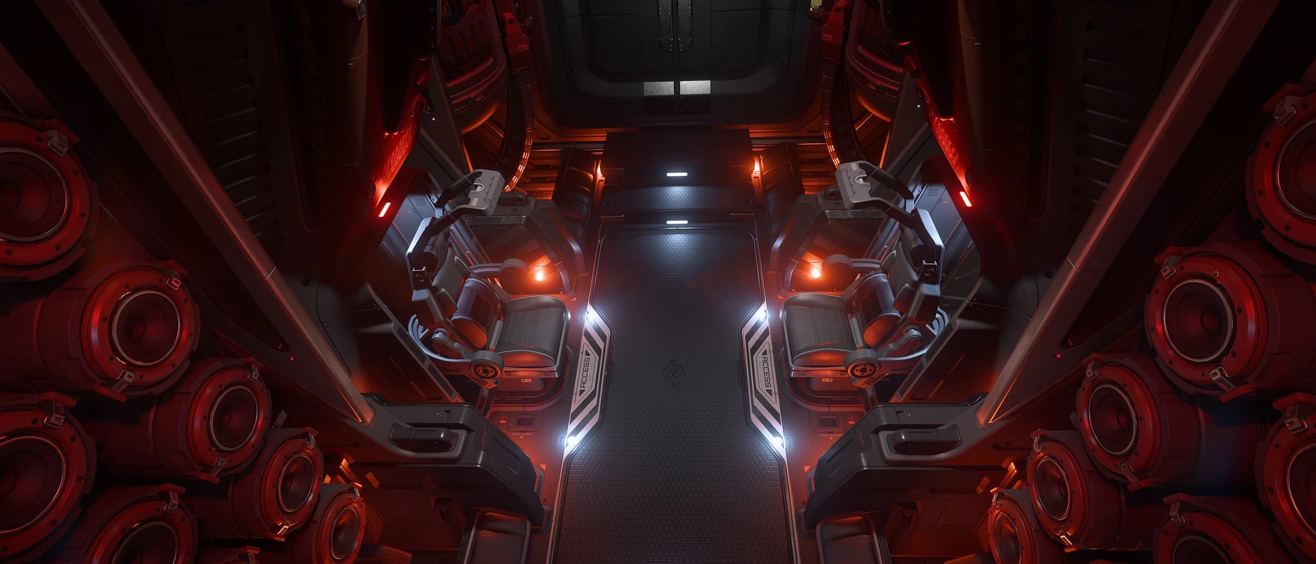 Starlancer TAC - seating for side turrets 1 in Star Citizen