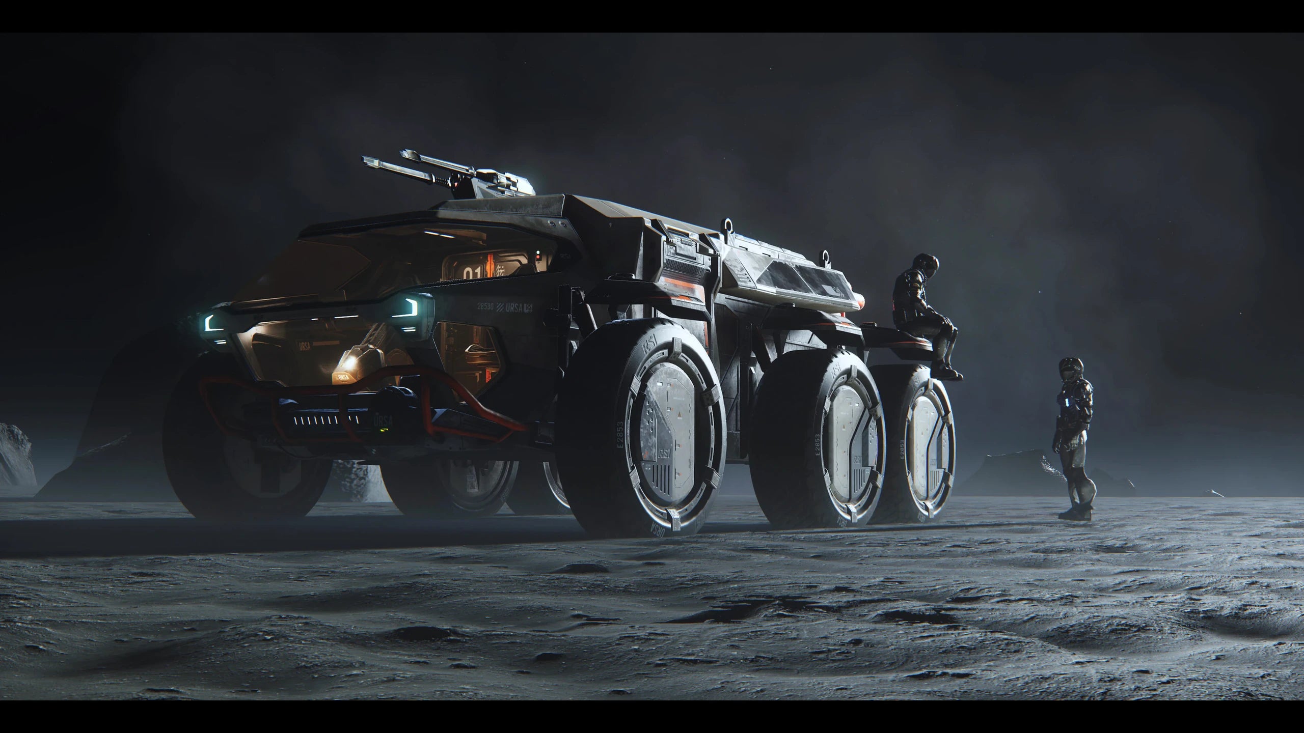 Ursa Rover - RSI's Ursa Rover on an unknown planet in Star Citizen