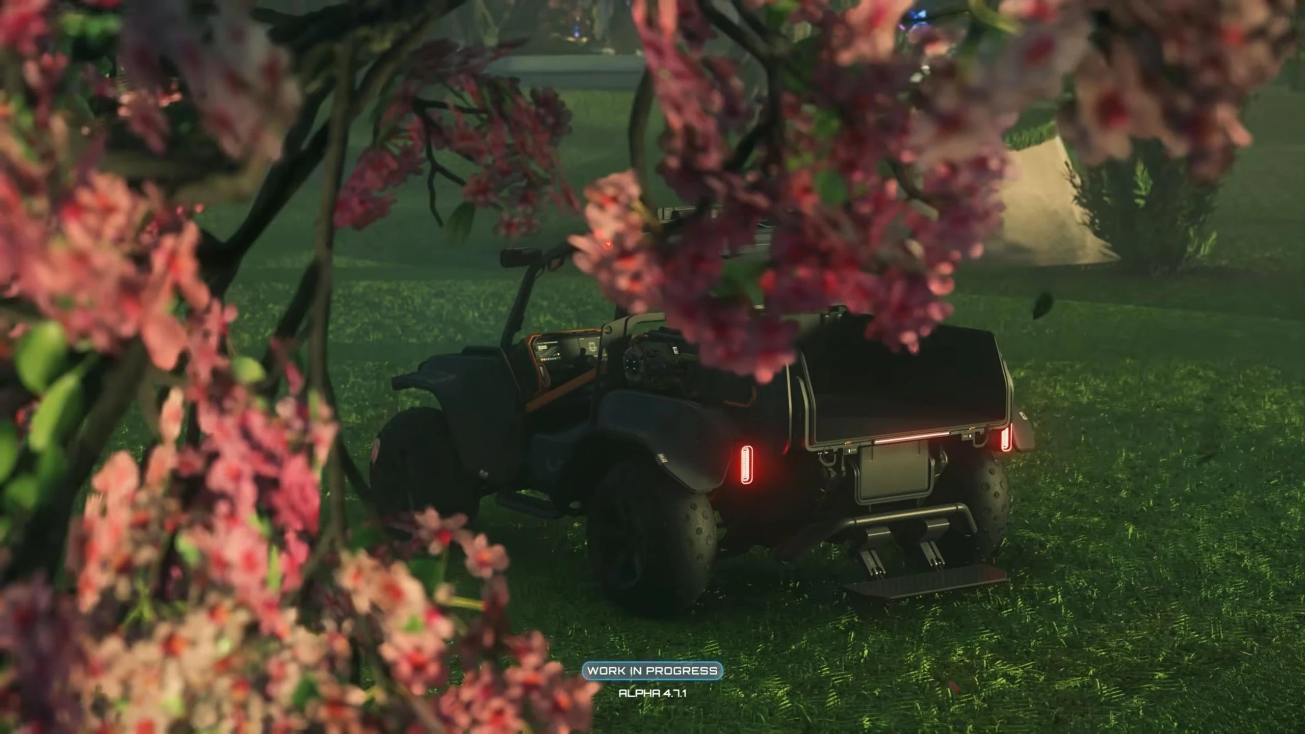 UTV - in Orison garden rear in Star Citizen