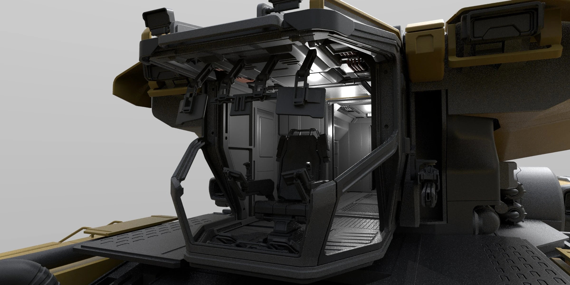 Vulture - Cockpit - Closeup 1 in Star Citizen