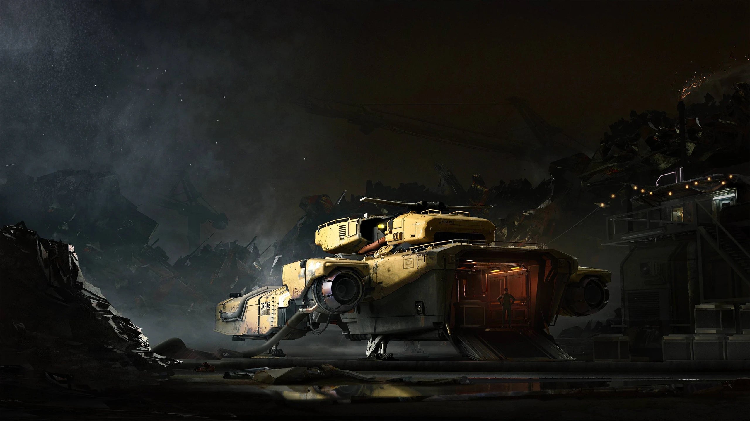 Vulture - Cargo Bay Concept art in Star Citizen