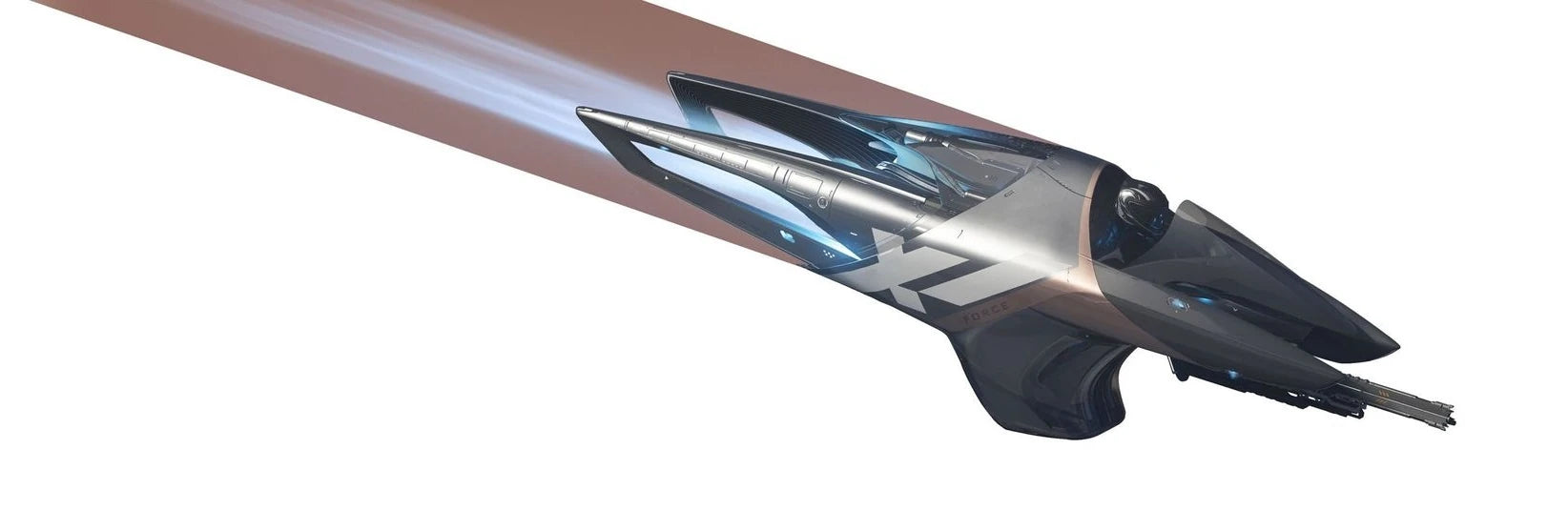 X1 Force - stylised on white BG in Star Citizen