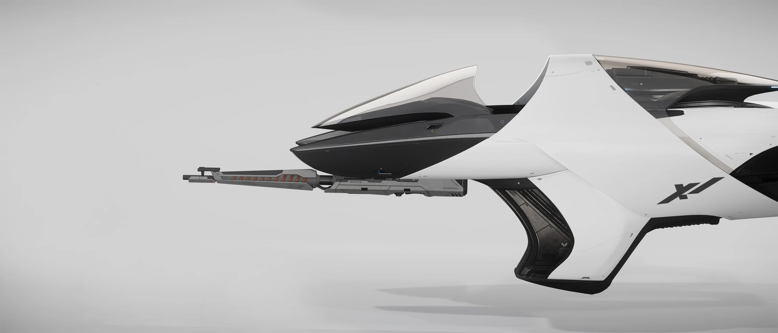 X1 - portside against white BG in Star Citizen